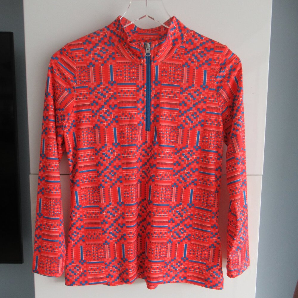 Spyder Pullover Juniors Size L Zip Base Layer Stretch Breathable Ski Snowboard
